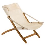Deck Chair Linda Fiam Wood Frame