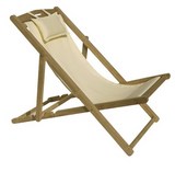 Venezia Foldable Deckchair teak wood Il Giardino di Legno
