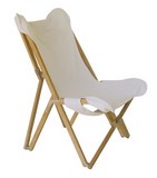 Venezia Tripolina Foldable Deckchair teak wood Il Giardino di Legno